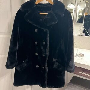 Borgazia LUX Vintage Faux Fur Coat